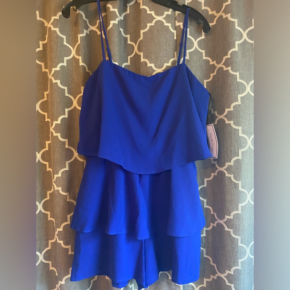 NWT royal blue romper